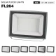 FL264 - 200W 4000k IP65 Ra80 19000lm Sort - Udendørs Flood Lights-LED Flood Lights-FL000-01