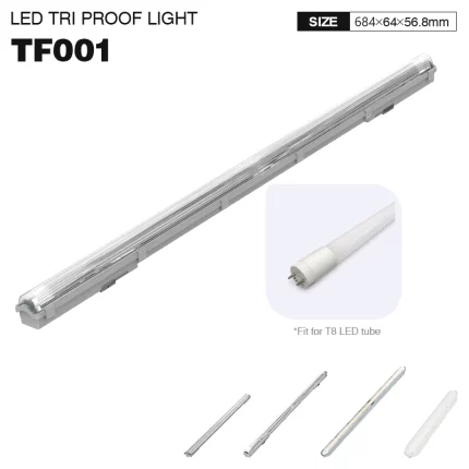 LED Tri Proof Light - Kosoom TF001-Warehouse Lighting--01