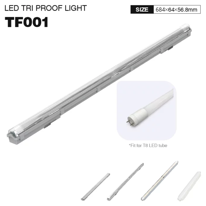 Lampu Bukti Tri LED - Kosoom TF001-Pencahayaan Gudang--01