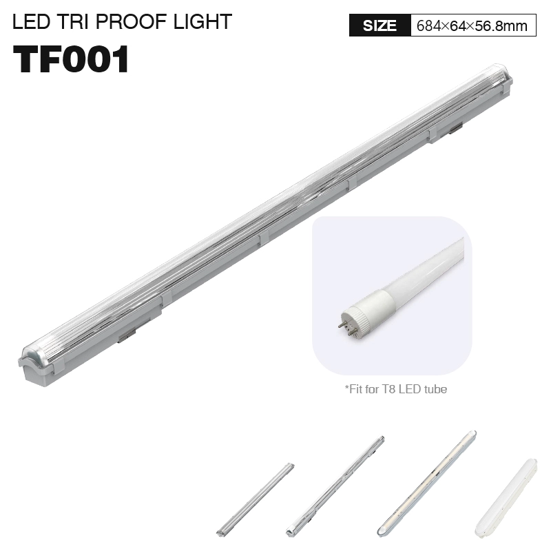 LED Tri Proof Light - Kosoom TF001-Garage Lighting--01