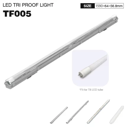 LED Tri Proof Light - Kosoom TF005-Industrial Lighting--01