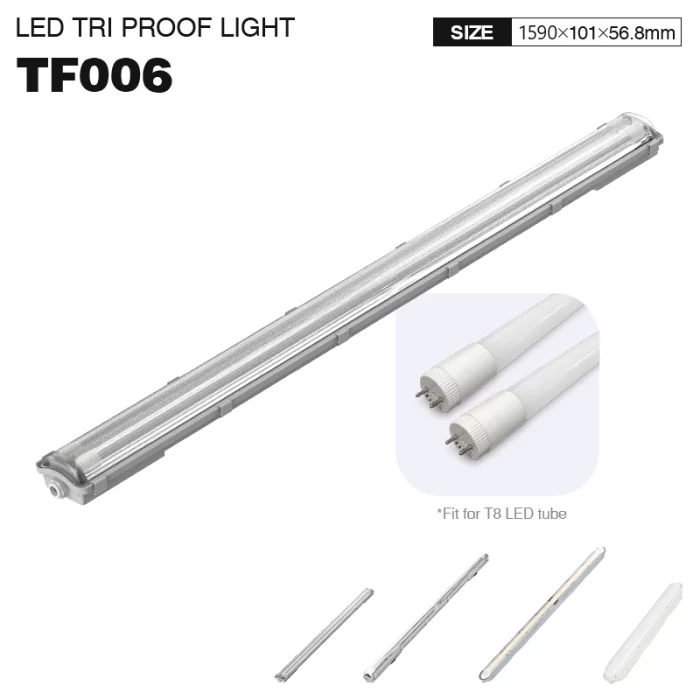 LED Tri Proof Light - Kosoom TF006-תאורת סדנאות--01
