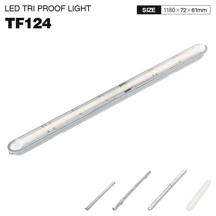 LED Tri Proof Light - Kosoom TF124-תאורה תעשייתית--01