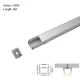 LED Aluminum Channel L2000×20×15mm - SP24-LED Aluminum Channel--01