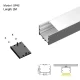 LED Aluminum Channel L2000×48.5×35mm - SP42-Recessed LED Channel--01