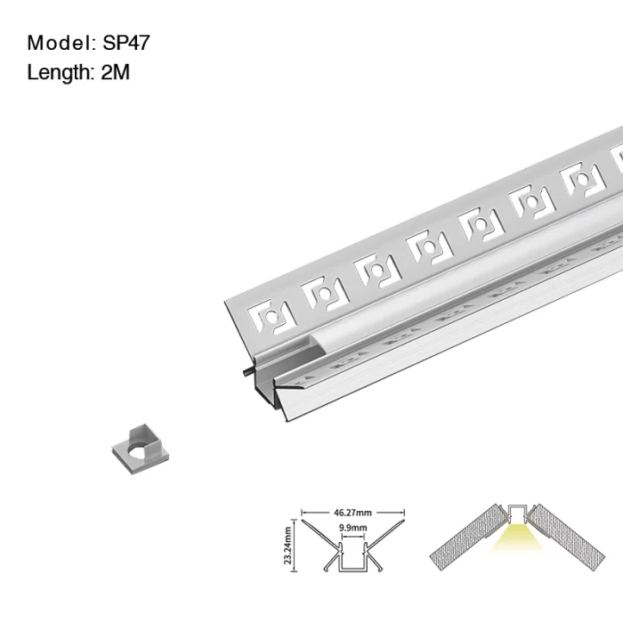 ملف تعريف LED L2000 × 46.27 × 23.2 مم - SP47-ملف تعريف LED - 01