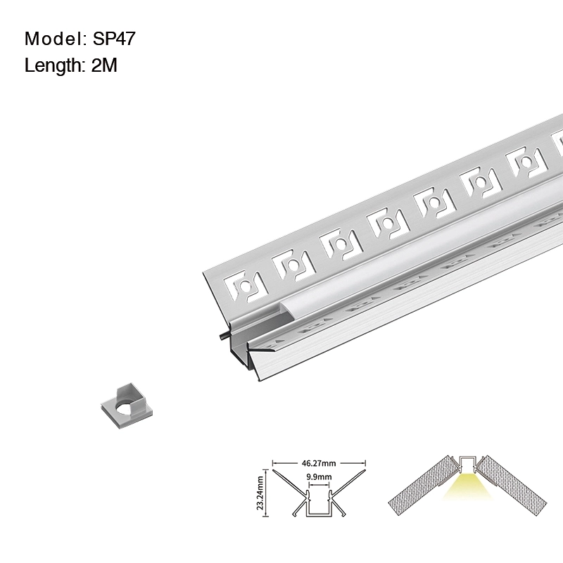 Perfil LED L2000×46.27×23.2mm - Perfil SP47-LED--01