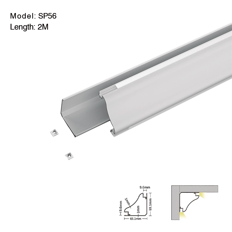 LED Channel L2000×69.1×69.1mm - SP56-Surface Mount LED Channel--01