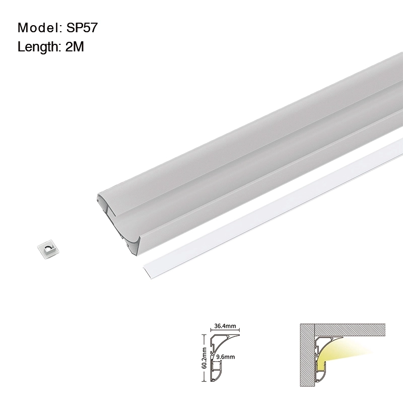 Canal de LED L2000×36.4×69.1mm - SP57-Canal de LED de canto--01