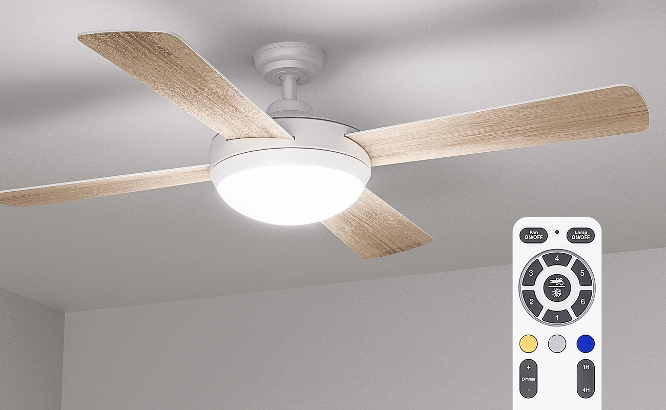 Ceiling Fans with lights - Kosoom FAN102-3 Blade Ceiling Fan With Light--01