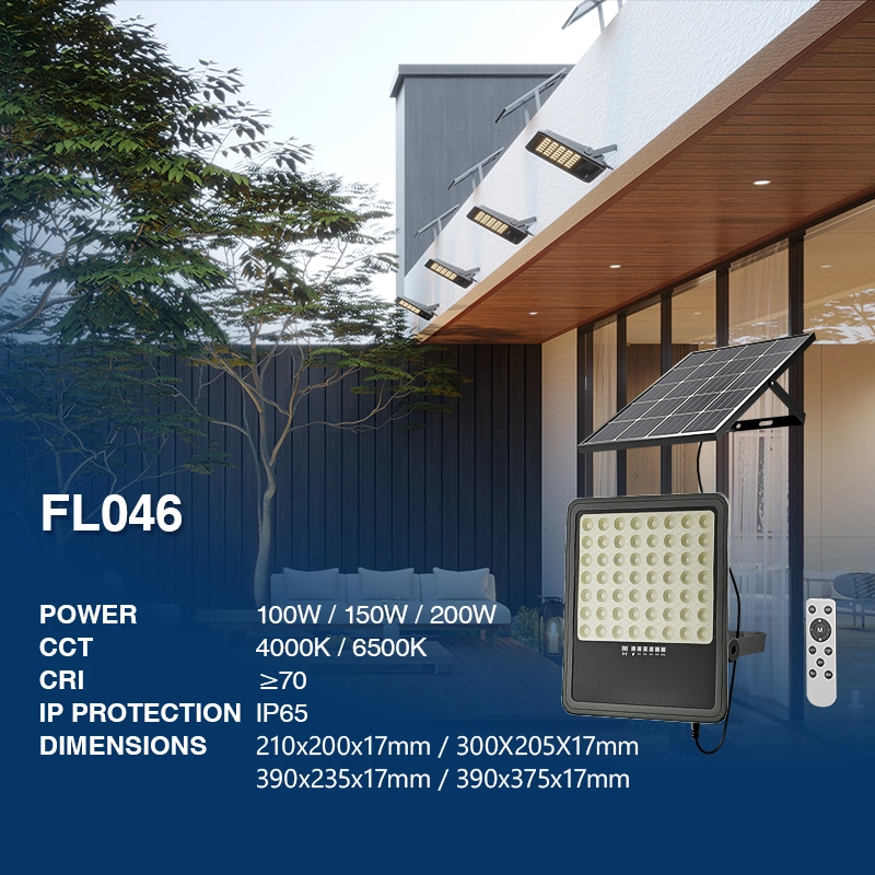 FL046 300W 4000K Solar Floodlight-Solar Lights--02