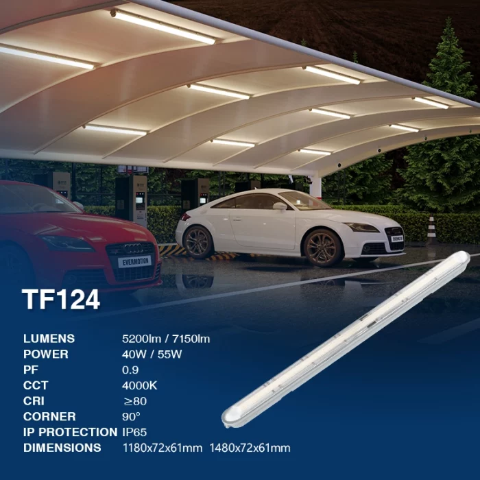 LED Tri Proof Light - Kosoom TF124-Φωτισμός αποθήκης--02