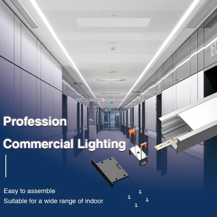 LED Aluminum Channel L2000×63.5×35mm - SP43-Recessed LED Channel--02