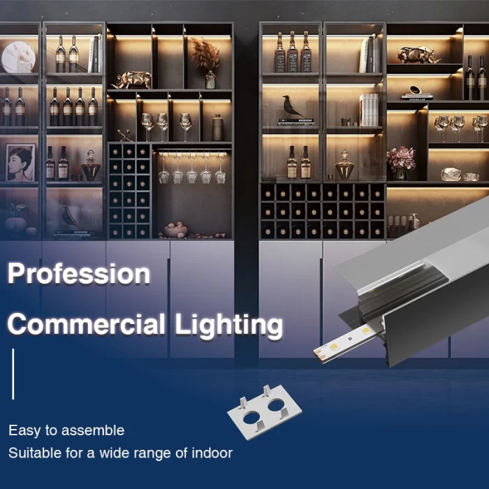LED অ্যালুমিনিয়াম চ্যানেল L2000×28.7×20.2mm - SP49-LED প্রোফাইল--02