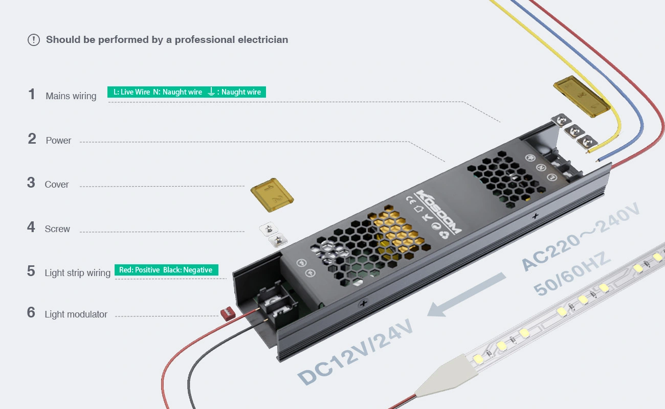 led light კვების წყარო ---02