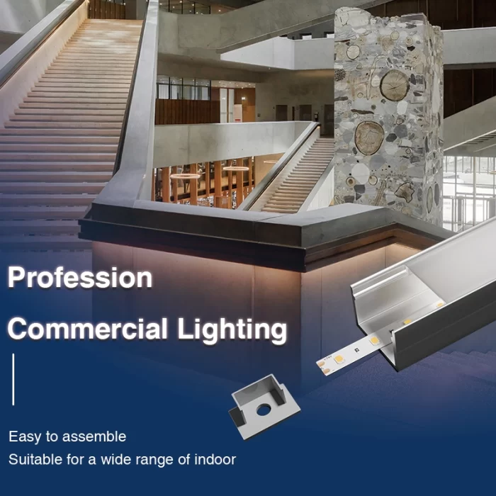 LED Aluminum Channel L2000×19.3×13mm - SP34-Borderless Recessed LED Channel--02