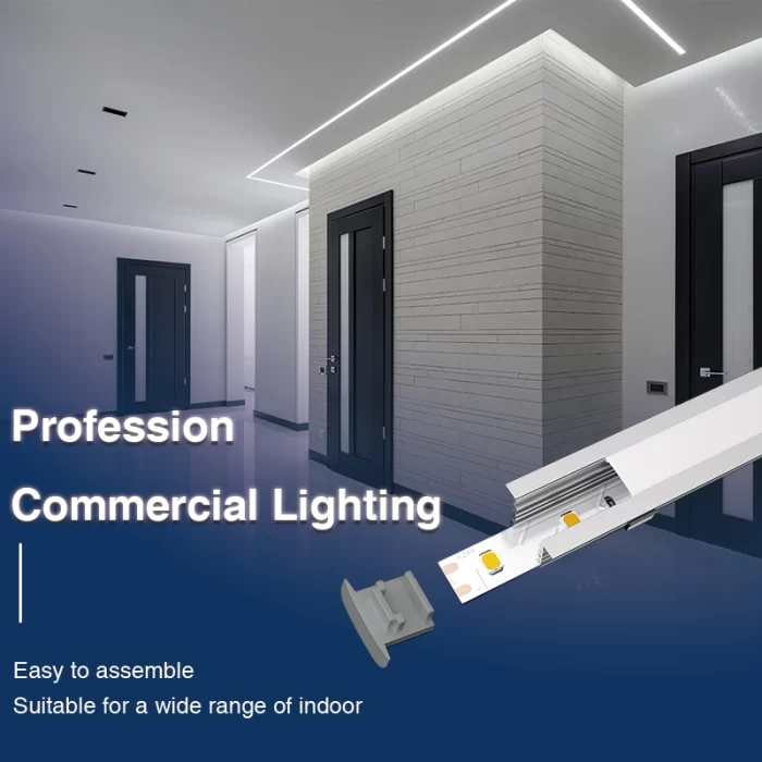 LED Aluminum Channel L2000×22×14.27mm - SP29-Recessed LED Channel--02