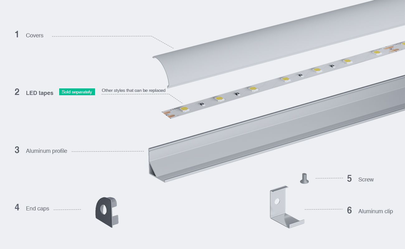 LED Profil L2000×15.8×15.8mm - SP30-LED Profil--03