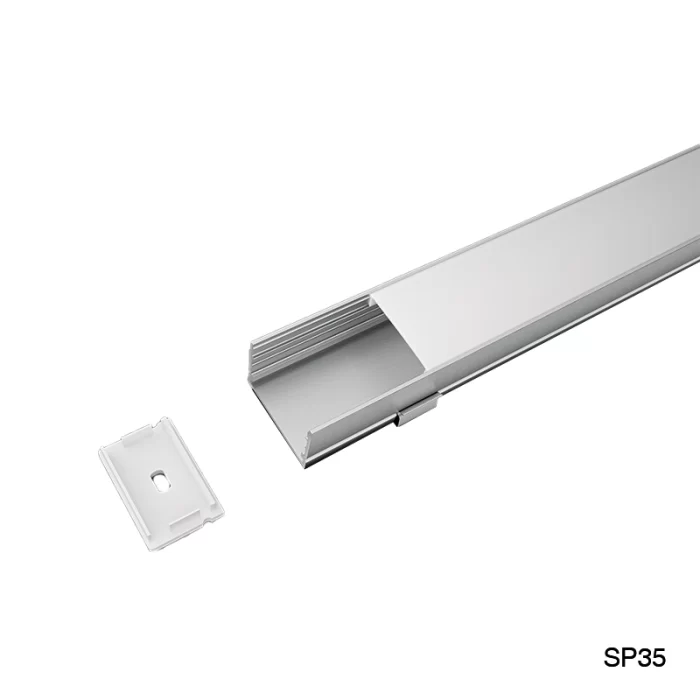 Canale LED in alluminio L2000×30×20mm - SP35-Canale LED a soffitto--03