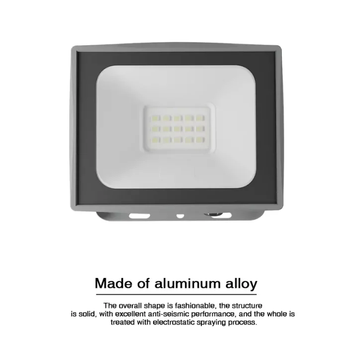 FL214 - 10W 4000k IP65 Ra80 1000lm Black - Outdoor Flood Lights-Outdoor Flood Lights-FL000-03