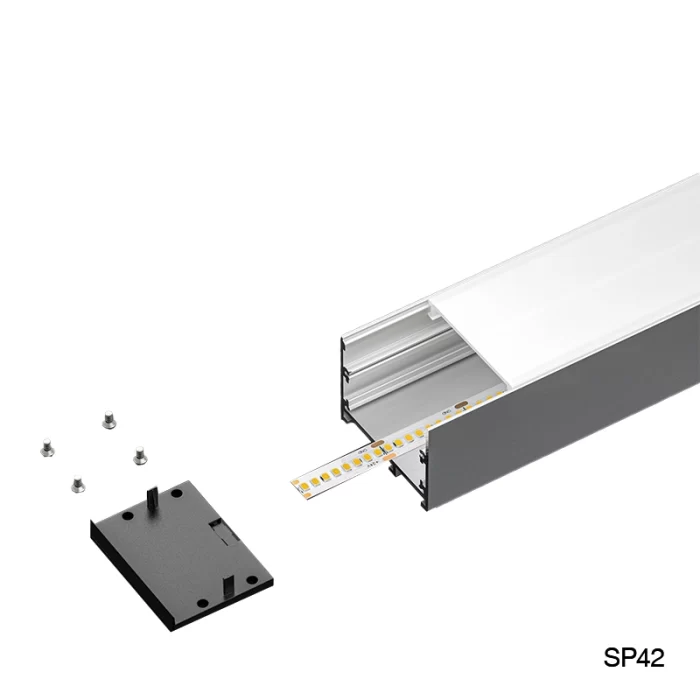 LED Aluminum Channel L2000×48.5×35mm - SP42-Ceiling LED channel--03