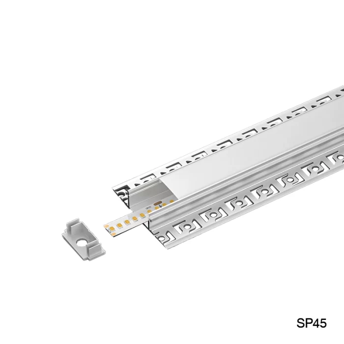 Profil LED L2000×61.8×13.8mm - Saluran LED Tersembunyi SP45--03