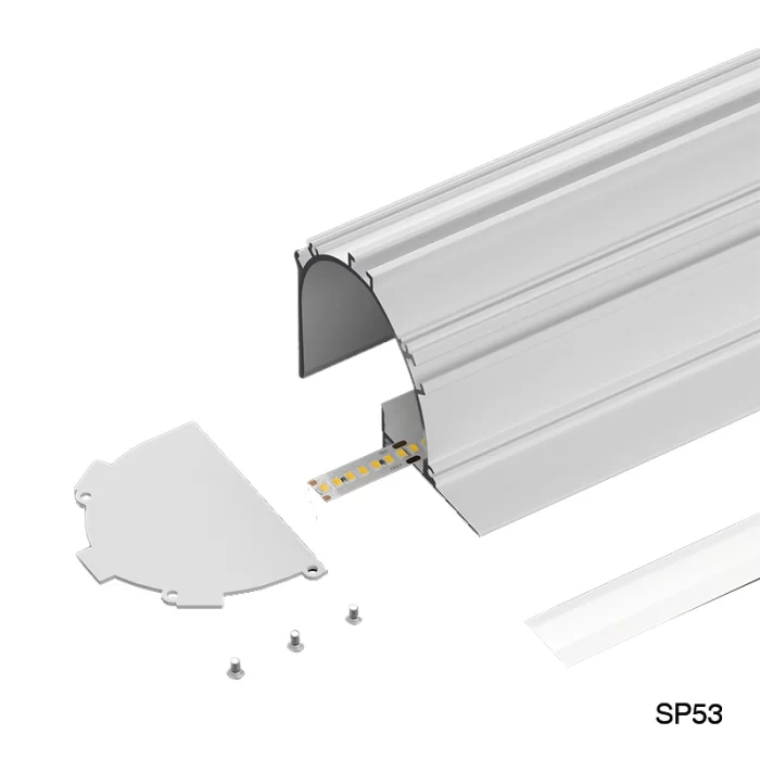 کانال LED L2000×95.5×70.1mm - SP53-LED Profile--03