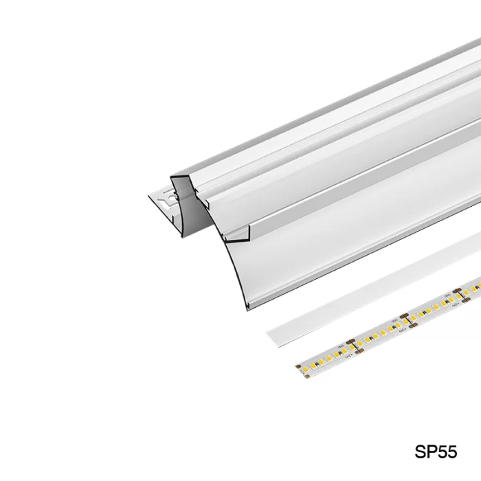 LED چینل L2000×90×57.7mm - SP55-LED پروفایل--03