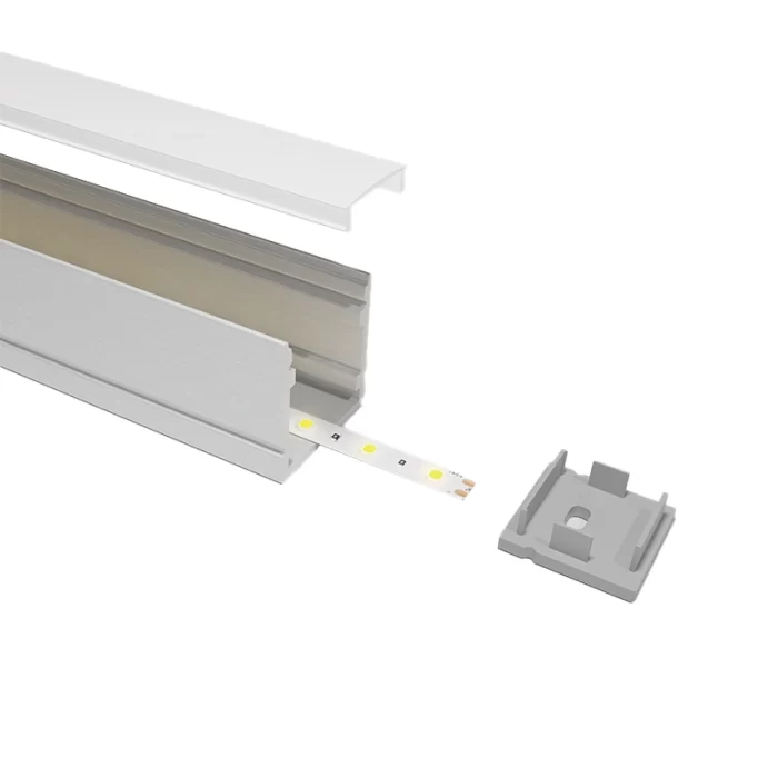 LED Aluminum Channel L2000×20×20mm - SP33-Borderless Recessed LED Channel--04