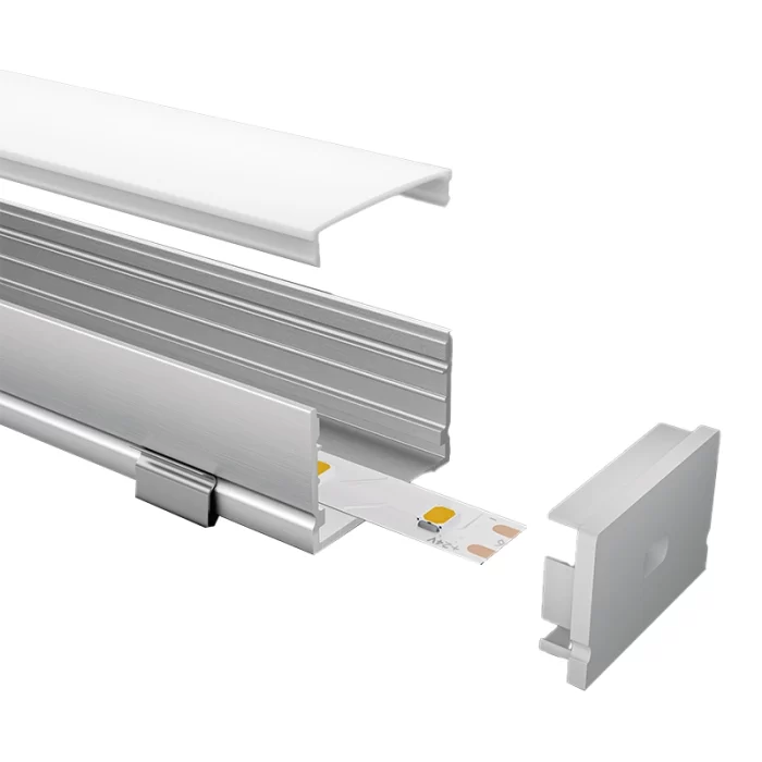 LED Aluminum Channel L2000×30×20mm - SP35-Borderless Recessed LED Channel--04