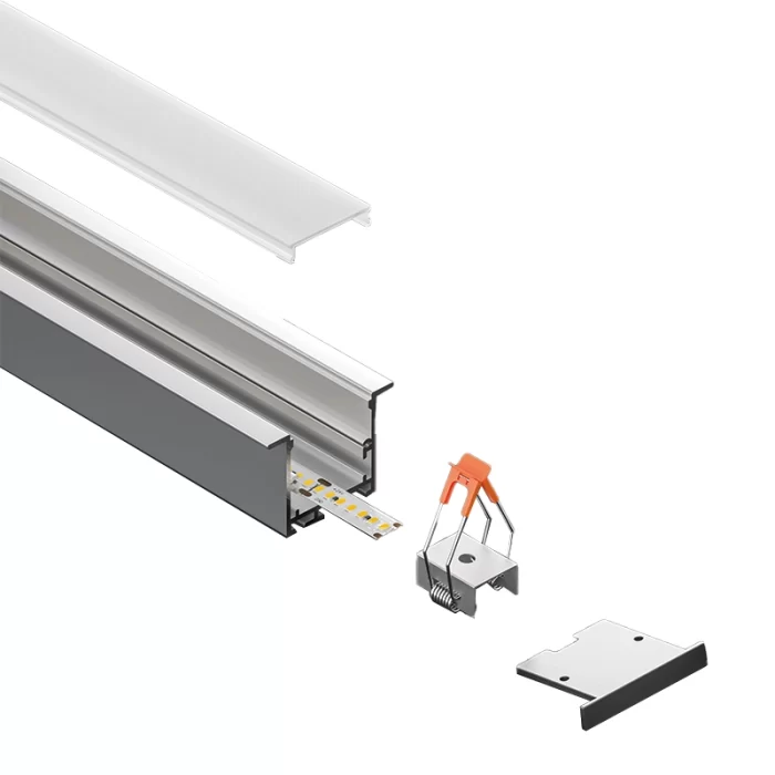 LED Aluminum Channel L2000×50×35mm - SP39-Ceiling LED channel--04