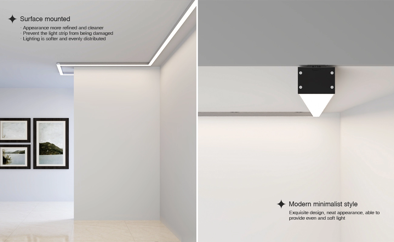 LED Aluminum Channel L2000×48.5×35mm - SP42-Surface Mount LED Channel--04