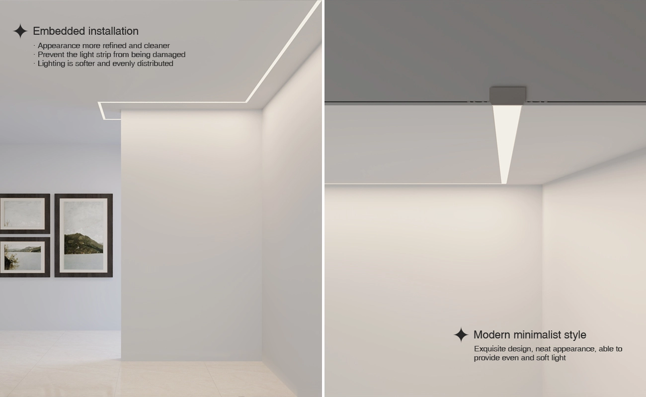 LED Profile L2000×64.2×13.8mm - SP44-Recessed LED Channel--04