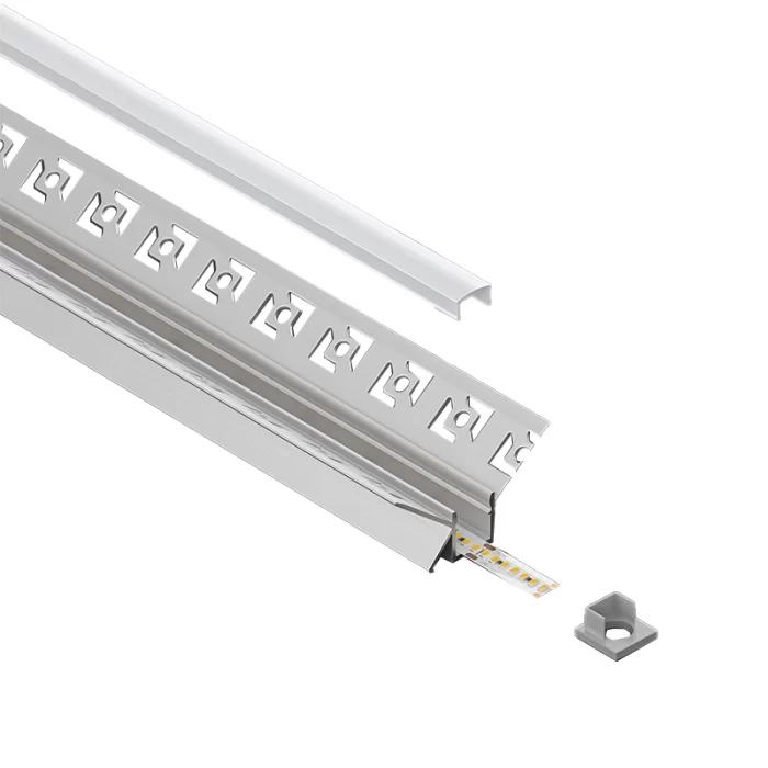 ملف تعريف LED L2000 × 46.27 × 23.2 مم - قناة LED زاوية SP47 - 04