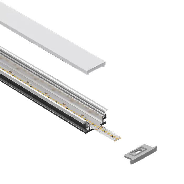 LED Aluminum Profile L2000×27.1×11.3mm - SP51-Recessed LED Channel--04