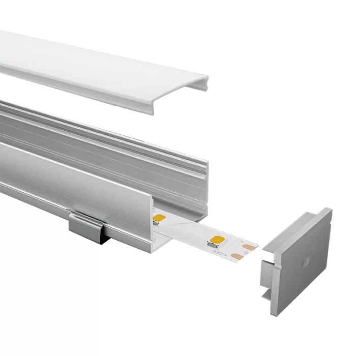 LED-aluminiumkanaal L2000×30×20mm - SP37-Opervlakmontering LED-kanaal--04