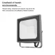 FL226 - 30W 6500k IP65 Ra80 3100lm Black - LED Flood Lights-Outdoor Lighting-FL000-05