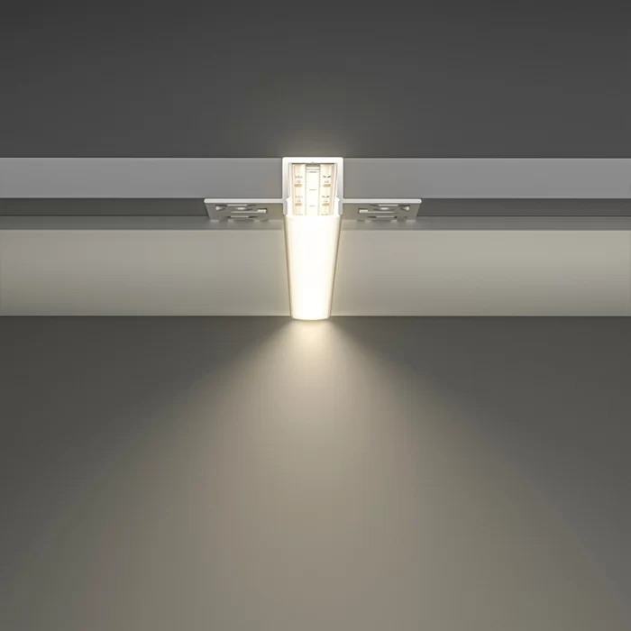 LED aliuminio kanalas L2000×55.5×14.9 mm – SP46 – įleidžiamas LED kanalas – 05
