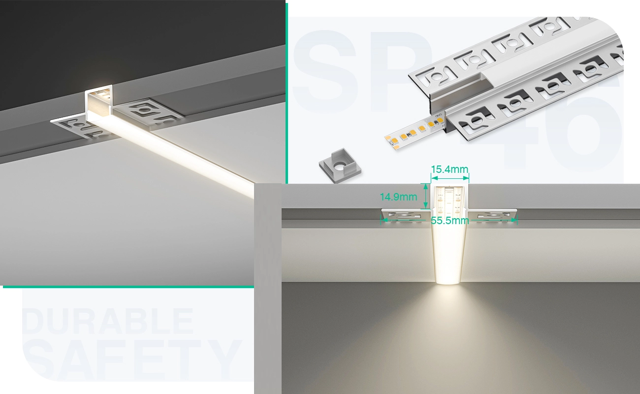 LED Aluminum Channel L2000×55.5×14.9mm - SP46-LED Profile--05