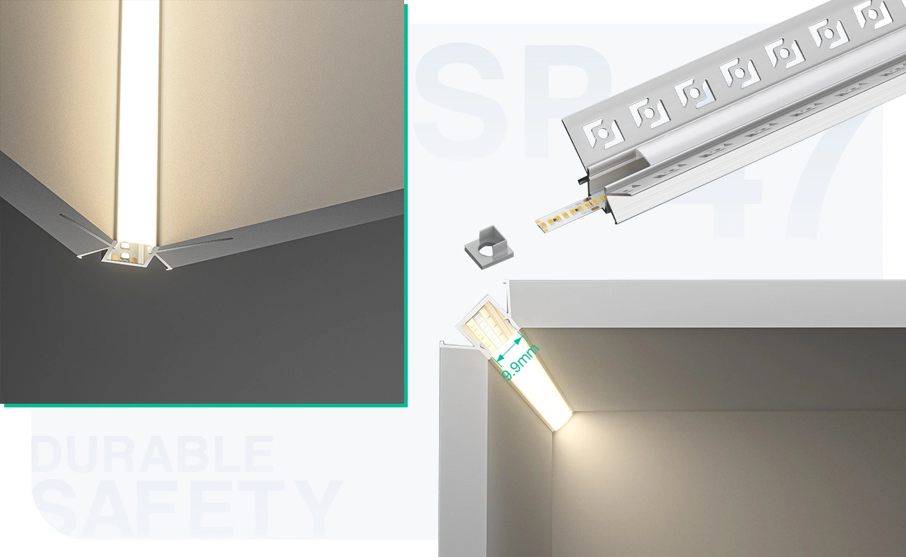 LED Profile L2000×46.27×23.2mm - SP47-Corner LED Channel--05