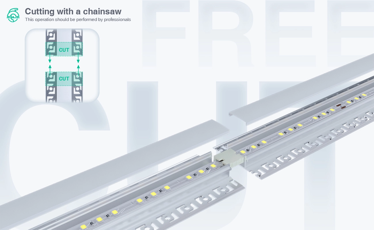 LED Profile L2000×61.8×13.8mm - SP45-Ceiling LED channel--06