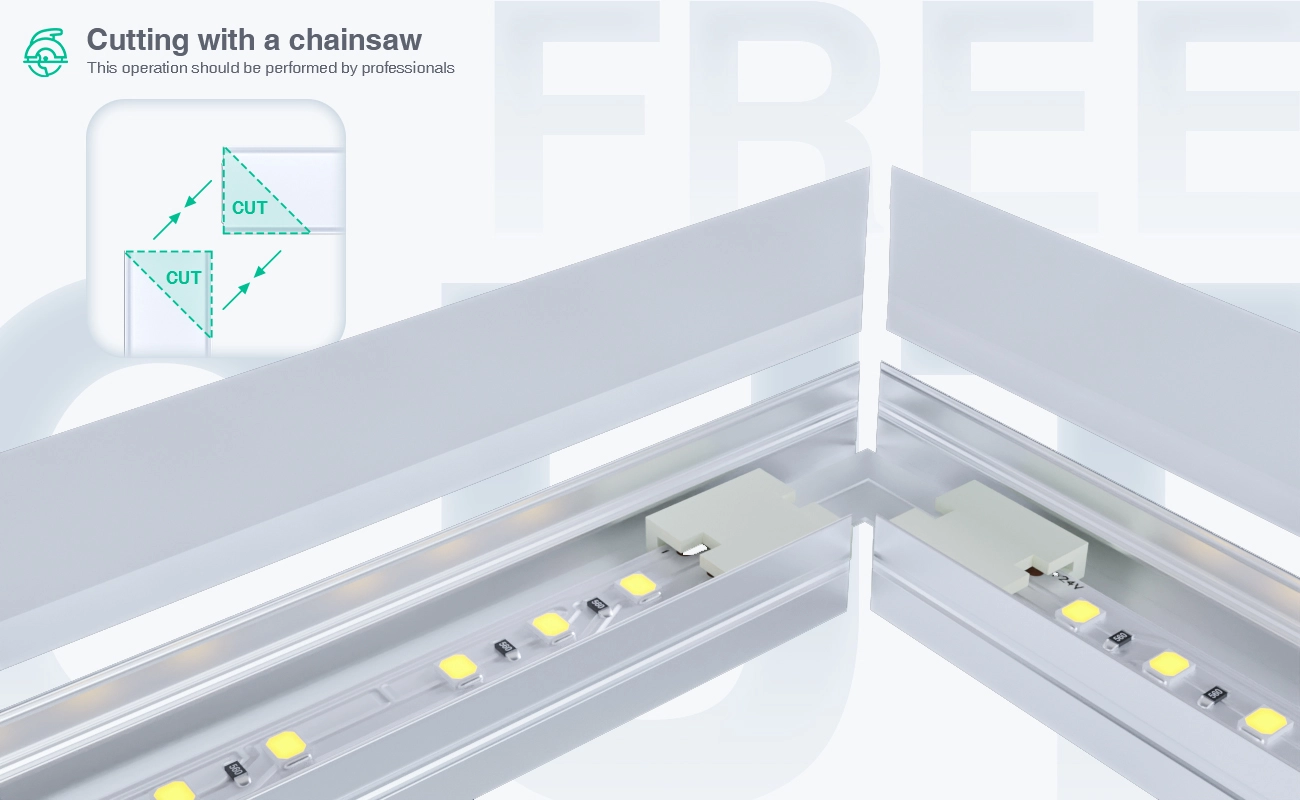 LED Channel L2000×19.7×10mm - SP58-Borderless Recessed LED Channel--06