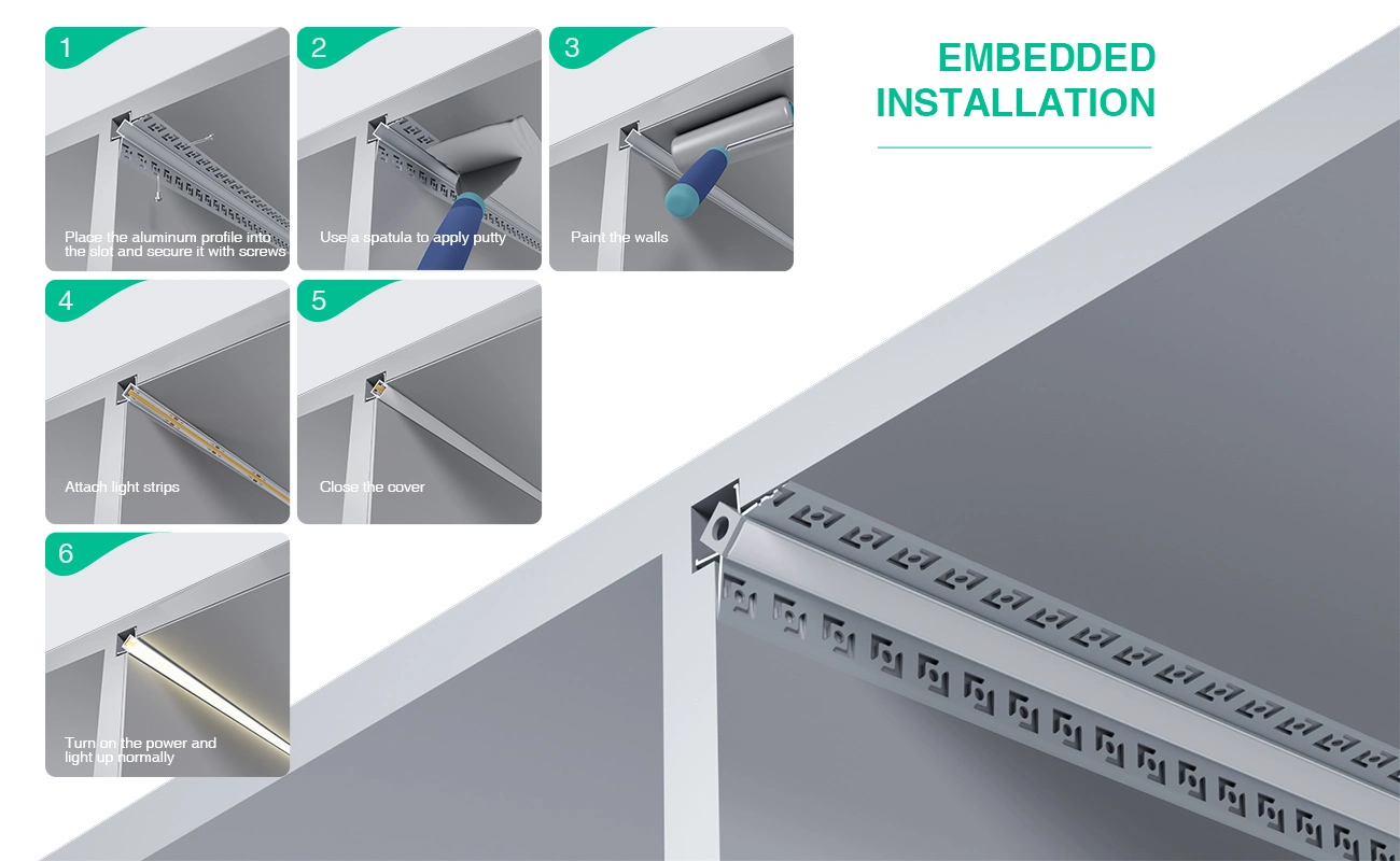 LED Profile L2000×46.27×23.2mm - SP47-Corner LED Channel--07