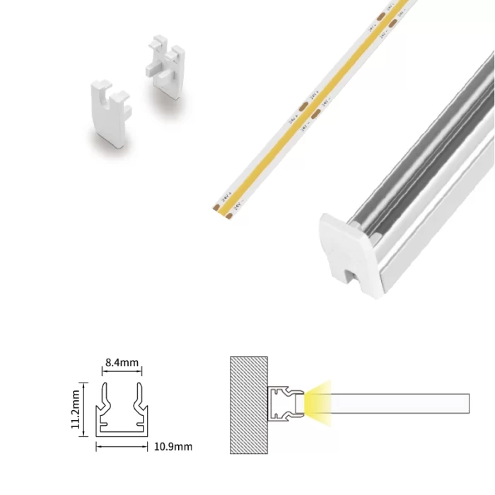 LED Aluminum Channel L2000×10.9×11.2mm - SP50-LED Profile--07