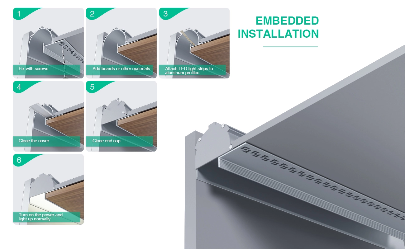 کانال LED L2000×95.5×70.1mm - SP53-LED Profile--07