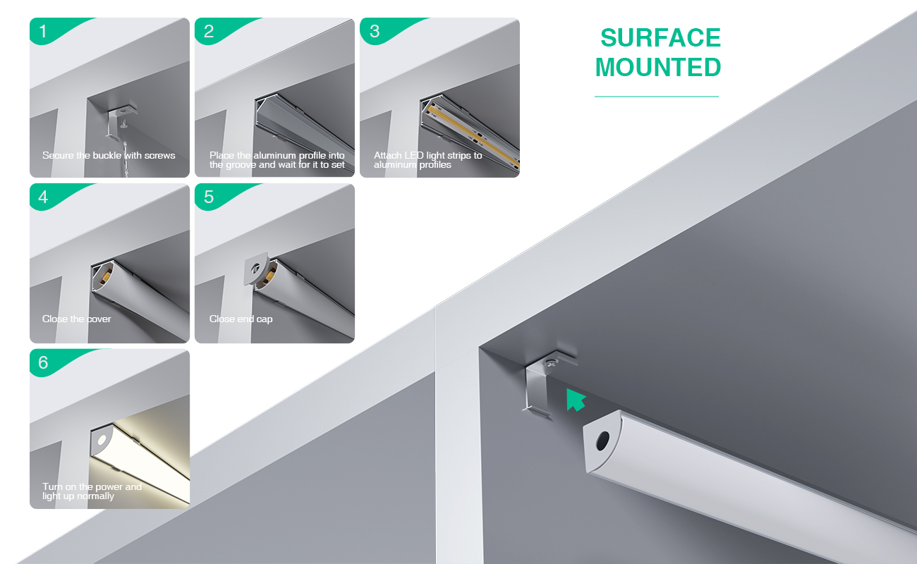 LED-profil L2000×15.8×15.8mm - SP30-LED Profil--07