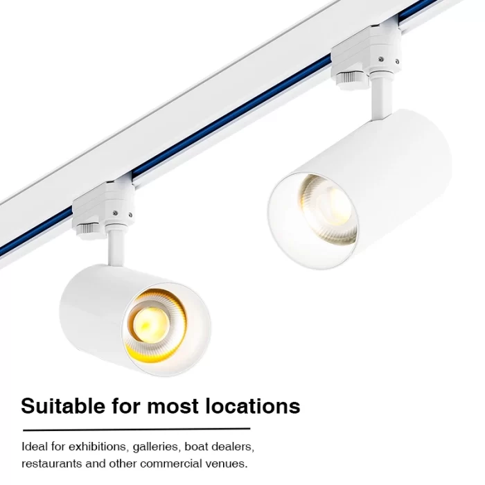 T1601B – 30W 4000K 36˚N/B Ra80 White – Track Lights-Ceiling Track Lighting--07