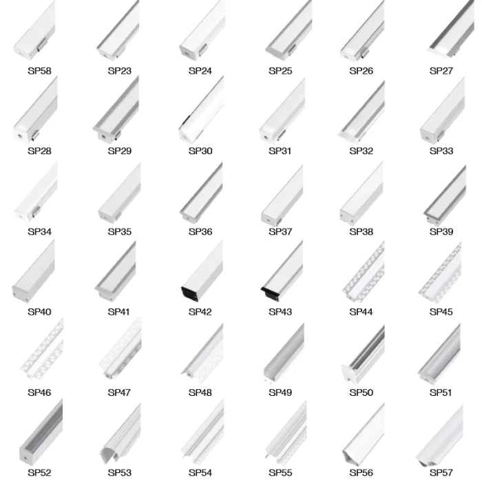 LED Aluminum Channel L2000×30×20mm - SP35-Borderless Recessed LED Channel--08