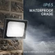 FL214 - 10W 4000k IP65 Ra80 1000lm Black - Outdoor Flood Lights-Outdoor Flood Lights-FL000-08