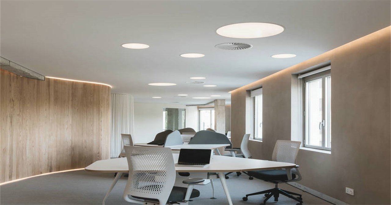 cyanlite CYNTHIA LED round panel light recessed installation project (2)